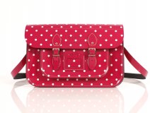 RL15 PATENT PINK POLKA DOT ENGLISH