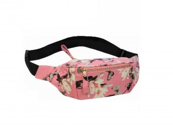 JBBB20 FLOWER PINK BUMBAG