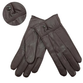 8910 DARK BROWN LEATHER GLOVES LARGE