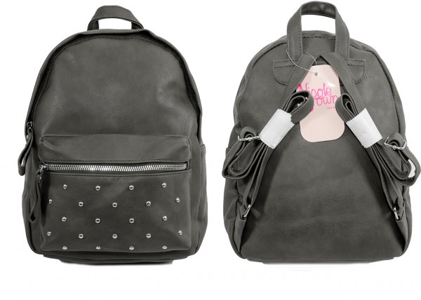 JBFB202 GREY PU BACKPACK