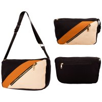 3101 BLACK MULTI SHOULDER BAG