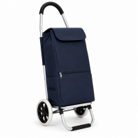 6954 Navy 2-Wheel Foldable Shopping Trolley Cart 6954 Navy 2-Wheel Foldable Shopping Trolley Cart