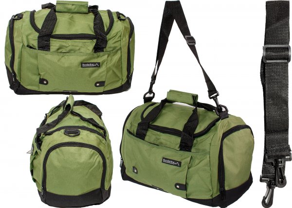 JBSB62 KHAKI/BLK BORDERLINE TRAVEL HOLDALL 52CM