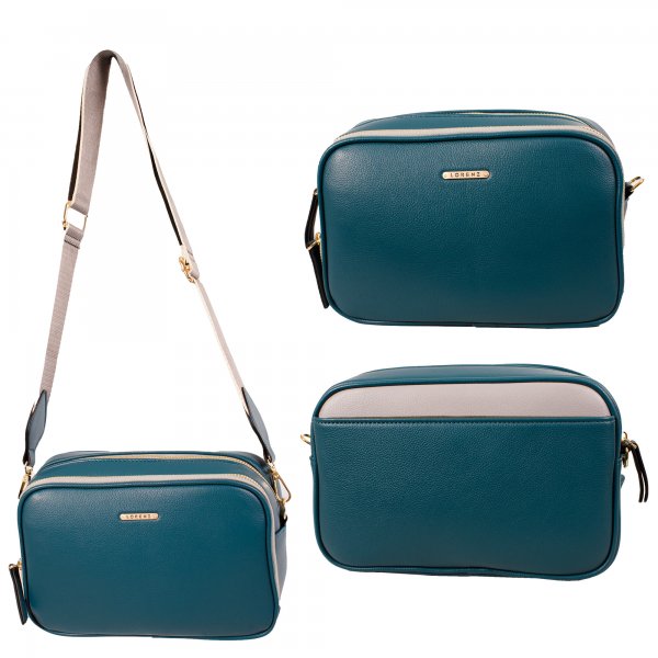 5826 PETROL LORENZ FASHION SHOULDER BAG