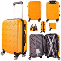 T-HC-C-09 ORANGE 20'' CABIN-SIZE TRAVEL TROLLEY SUITCASE