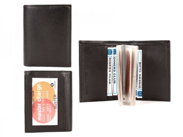 1164 CREDIT CARD WALLET BLACK - S094