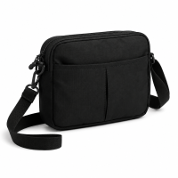 2426 Black Double Top Zip Ripstop Polyster W Front Zip 2426 Black Double Top Zip Ripstop Polyster W Front Zip