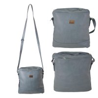 JBHB2595 AIR FORCE BLUE FAUX LEATHER HANDBAG