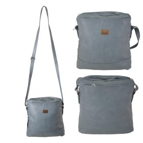 JBHB2595 AIR FORCE BLUE FAUX LEATHER HANDBAG