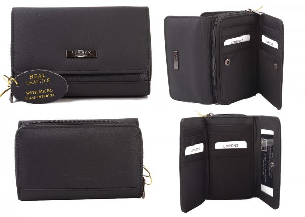 3702 RFID BLACK PURSE