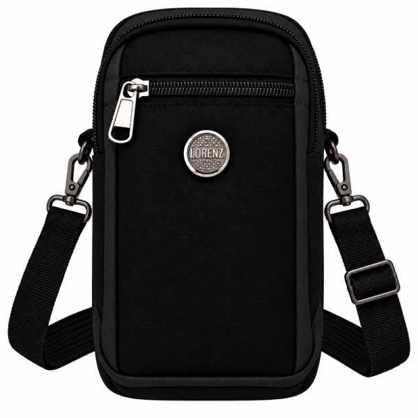 LL-93 Black Polyester Shoulder Bag (New)