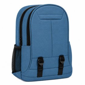 BP-125 Peacock Blue Multi-Pocket Travel Backpack (New)