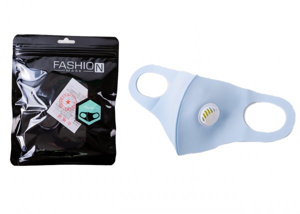 FASHION DUST PROTECTION THERMAL MASK L BLUE