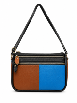 3903 Tan/Royal Blue Dual Tone Camera Bag