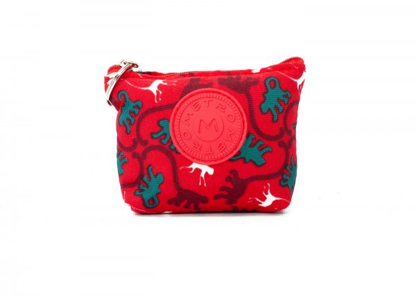 LL-2 RED AND TURQ MONKEYPURSE
