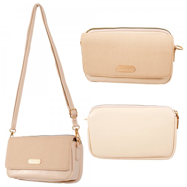 5827 BEIGE COMPACT LORENZ BODY BAG