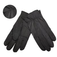 8909 BLACK LEATHER GLOVES LARGE