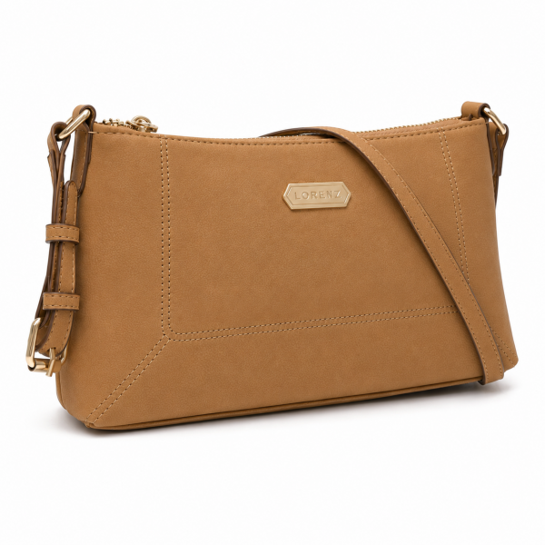 5831 Tan Stylish Shoulder Bag