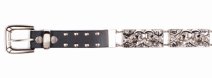 2842 Unisex Belt with Metal Skull Links
