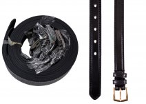 2703 1" BELT WITH SMOOTH FINISH BLACK BELT DOZEN