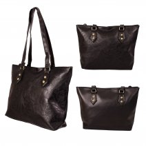 5709 BLACK LORENZ HANDBAG