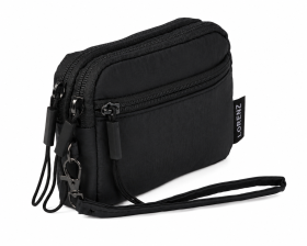 2299 Black Two Top Zip Compartments