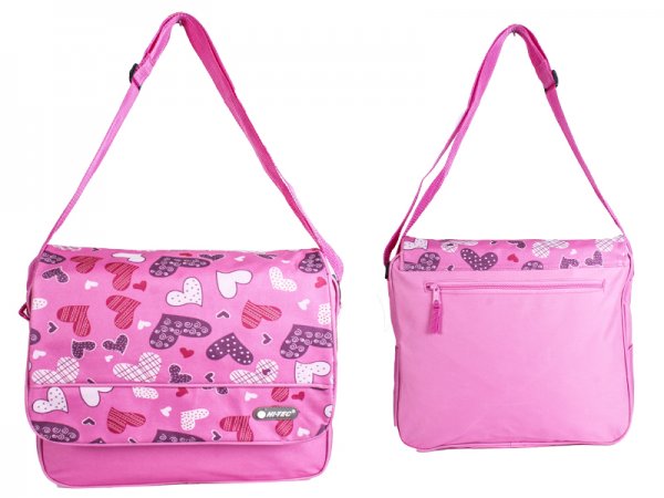 HT-1612 PINK - canvas shoulder bag