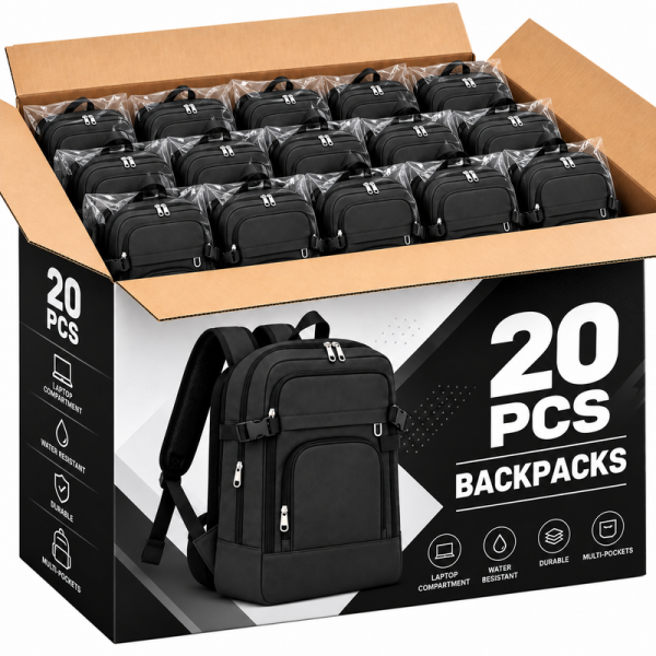 BP-R-TR-118 Black Ryanair Cabin Backpack Box Of 20