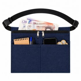 Market Traders Denim Money Belt with Adjustable Strap