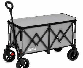 ELD-W701 Grey Foldable Zander Utility Wagon