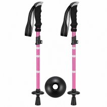 2892-Pair Pink Premium Folding Trekking Poles (New)