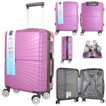 T-HC-US-1811 DARK PURPLE EASYJET TRAVEL CABIN TROLLEY SUITCASE