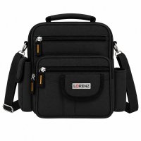 2572 Black Unisex Polyester Bag wth 6 Zips & 4 Pockets (New) 2572 Black Unisex Polyester Bag wth 6 Zips & 4 Pockets (New)