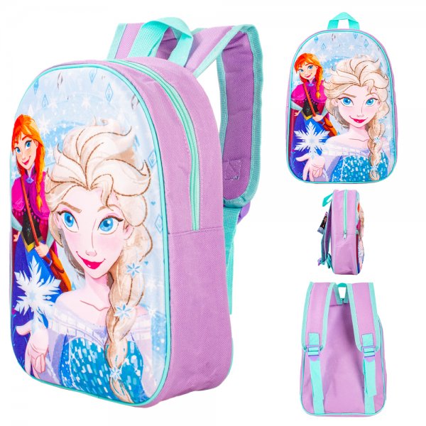 25592 PURPLE/BLUE EVA 3D 31CM PRINCESS BACKPACK