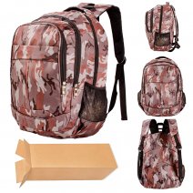 BP-110 CAMOUFLAGE BLACK/WHITE 18'' BOX OF 25 BACKPACK