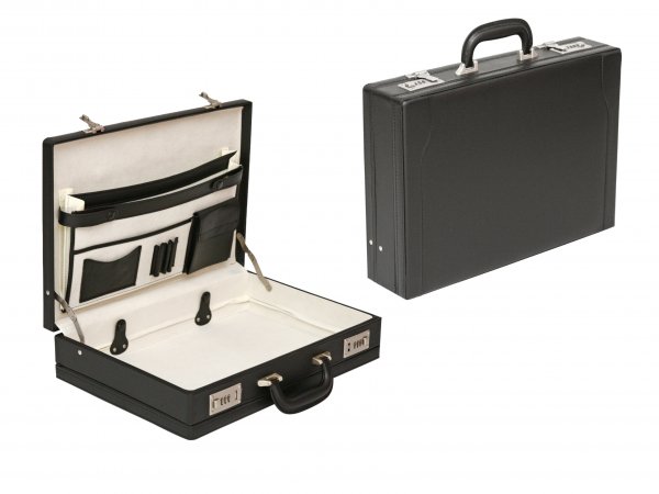 AT1590 Black Attache Case