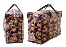 2474 BLACK FLAMINGO MEDIUM STORAGE BAG