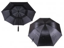 2817 Contrast Golf Umbrella with Wind Flaps BLACK