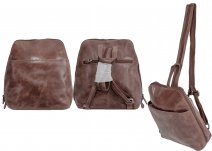 2016 100% REAL LEATHER BACKPACK BROWN