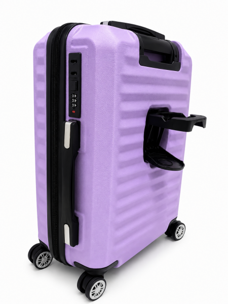T-HC-US-1860 Purple EasyJet Under Seat Hard Shell Cabin Suitcase