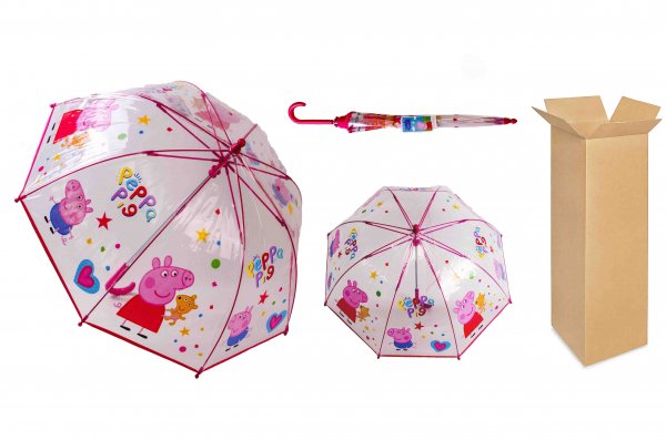 2201 PEPPA PIG KIDS UMBRELLA BOX OF 12