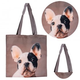 GRACE97 GREY DOG SHOPPING/BEACH BAG