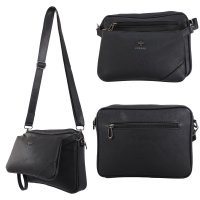 6890 BLACK SHOULDER BAG