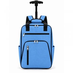 TR-E-TA-002 Blue Underseat Travel Trolley Bag