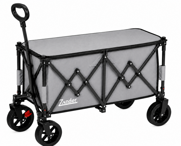 ELD-W101M Grey Foldable Zander Utility Wagon