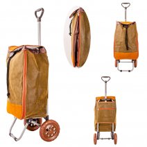 ST200 GREEN 2-WHEEL SHOPPING TROLLEY BAG