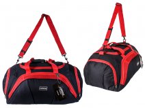 2631 Black/Red 24" holdall with front pocket&side pocket C059-60