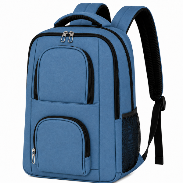 BP-126 Peacock Blue Carry On Travel Backpack (New)