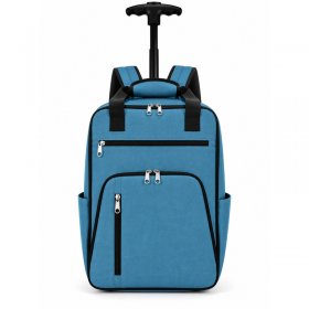 TR-E-TA-002 Peacock Underseat Travel Trolley Bag