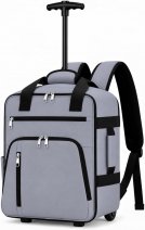 TR-E-TA-002 Grey Underseat Travel Trolley Bag